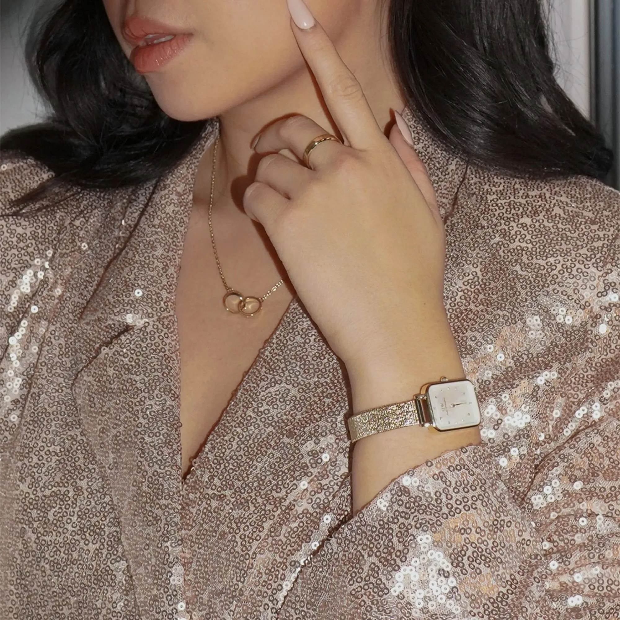 Elan Unity Necklace Gold Daniel Wellington