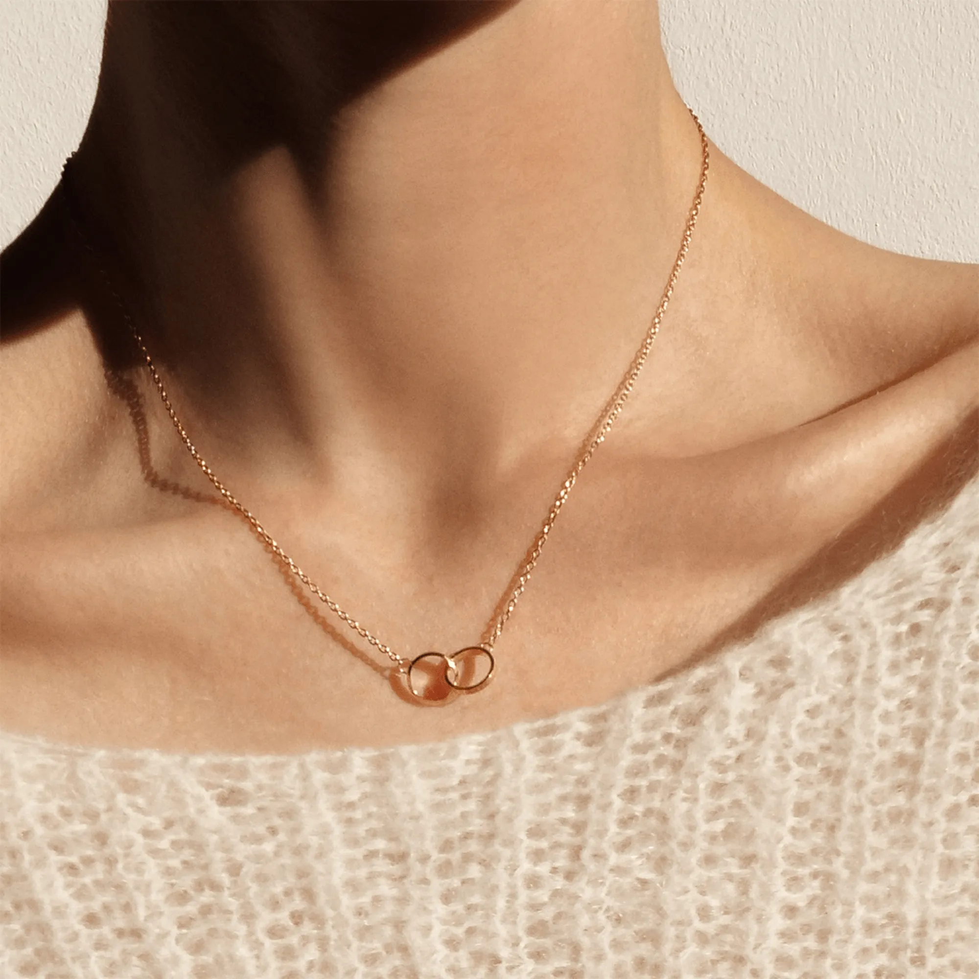 Elan Unity Necklace Rose Gold Daniel Wellington