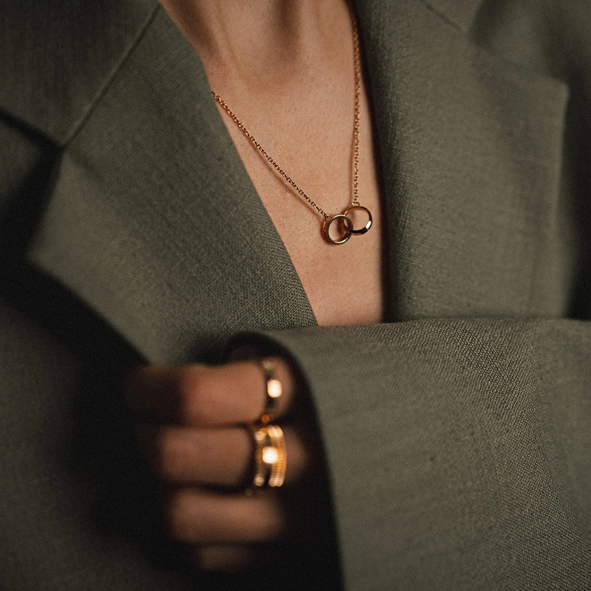 Elan Unity Necklace Rose Gold Daniel Wellington