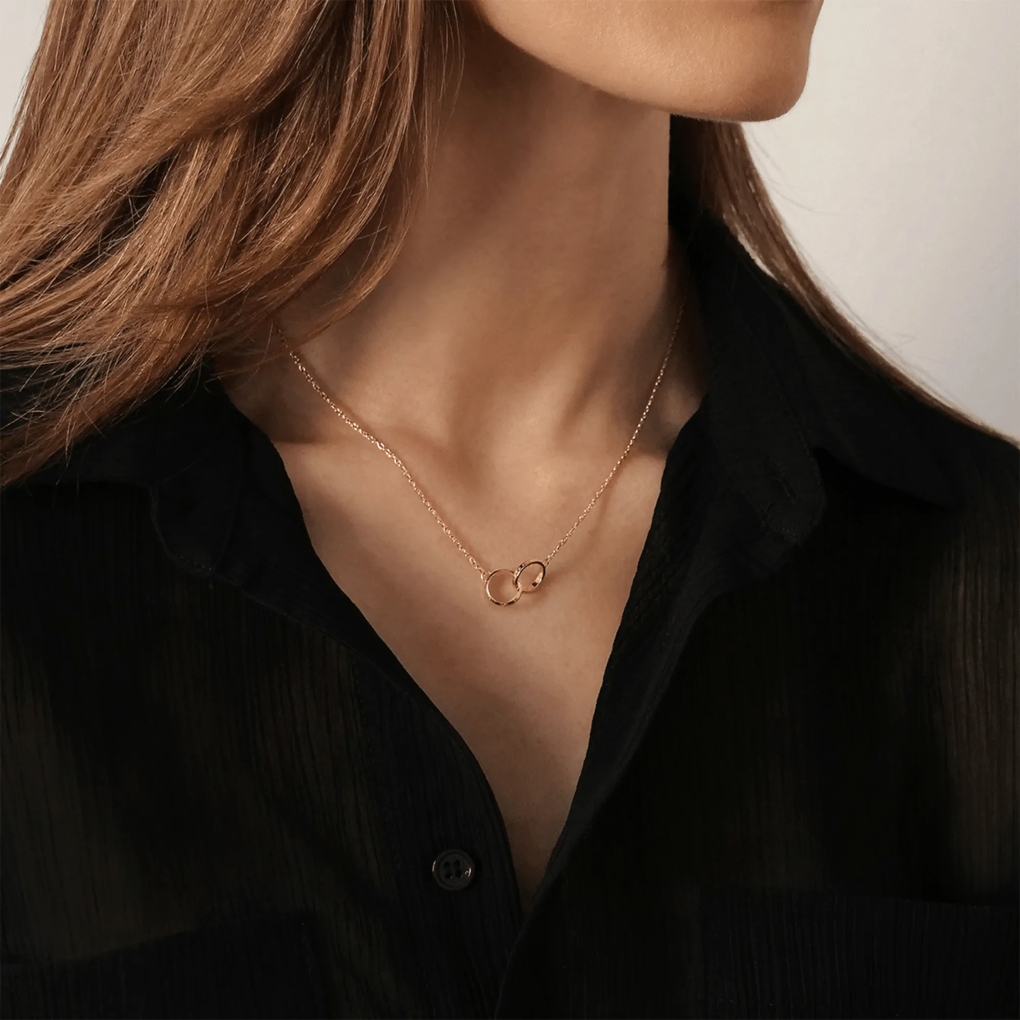 Elan Unity Necklace Rose Gold Daniel Wellington