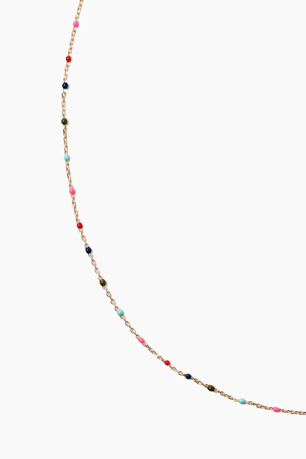 Enamel Bead Necklace