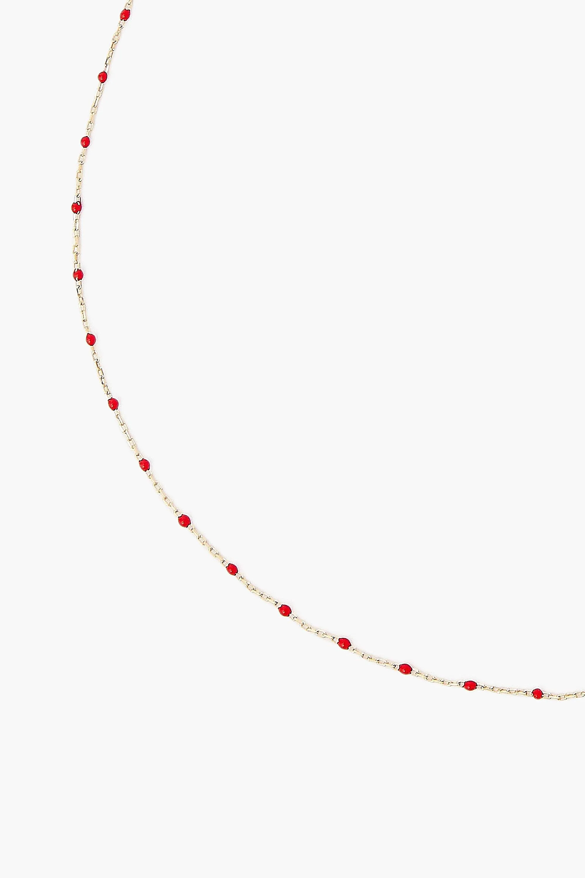 Enamel Bead Necklace
