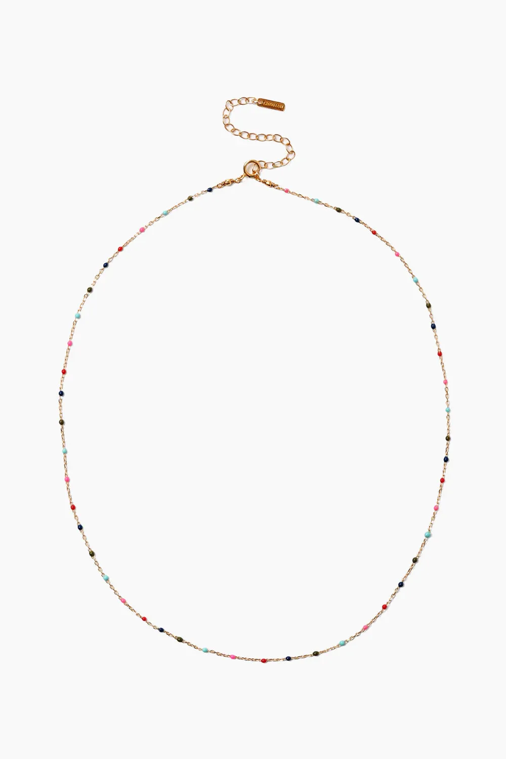 Enamel Bead Necklace