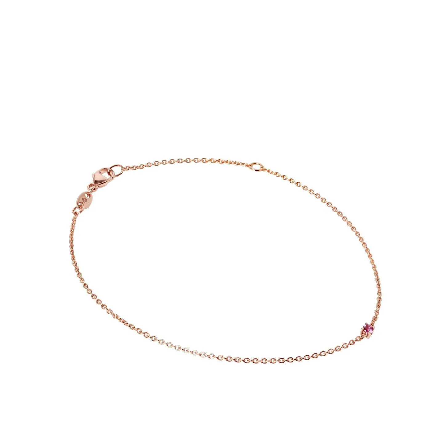 Essential Treat 18K Rosegold Bracelet w. Sapphires
