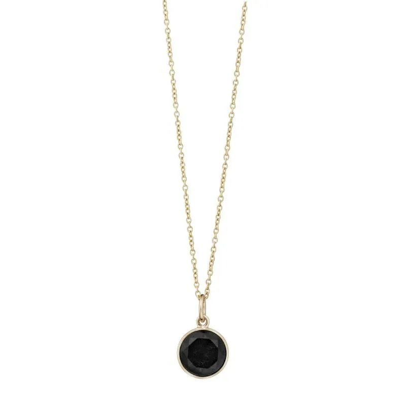 Eternity 18K Gold Necklace w. Diamond