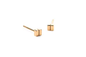 Facet 14K Gold Studs