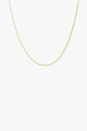 Figaro choker gold plated (36cm) Wildthings Collectables