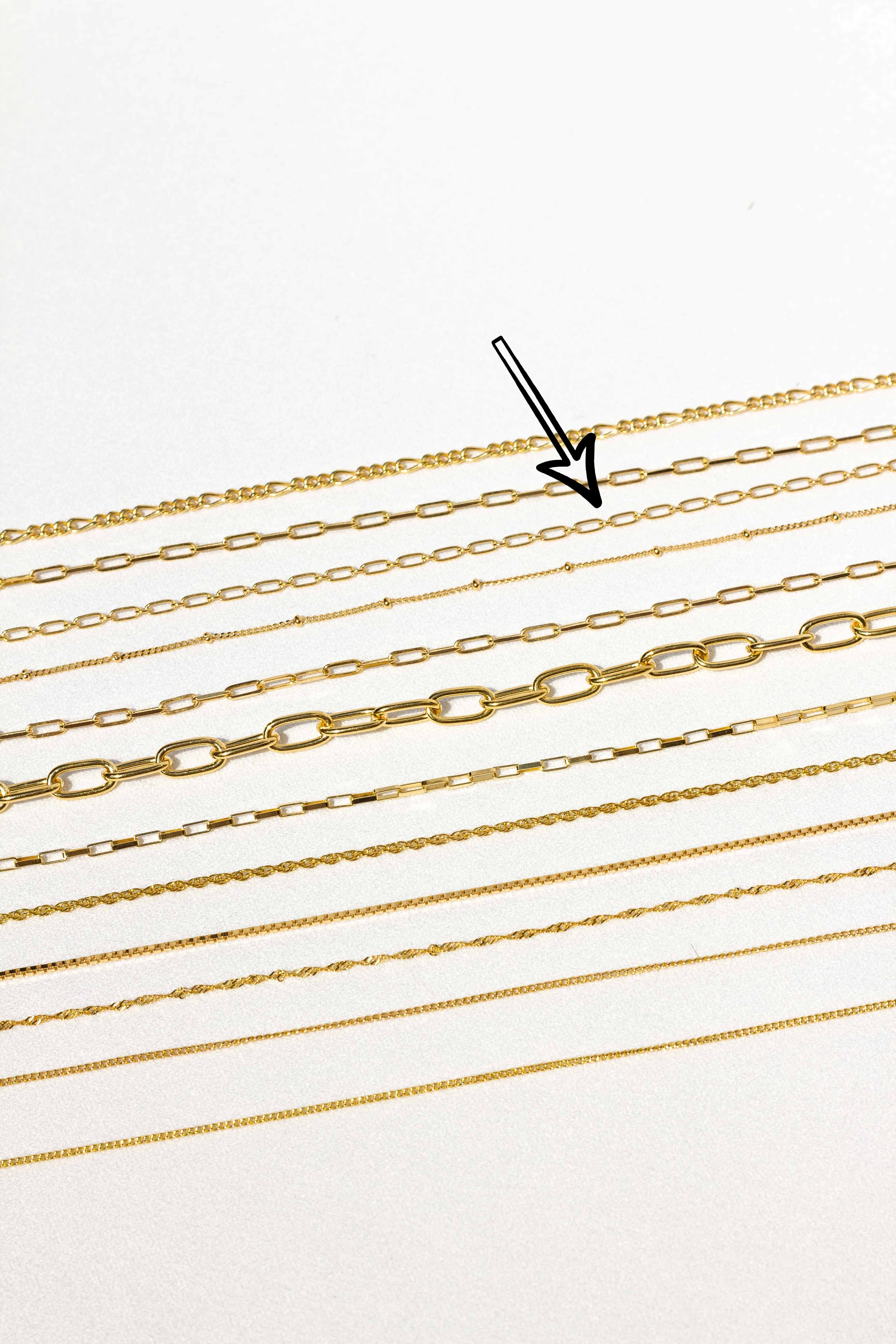 Figaro choker gold plated (36cm) Wildthings Collectables