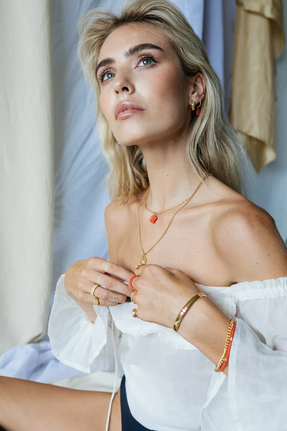 Figaro choker gold plated (36cm) Wildthings Collectables