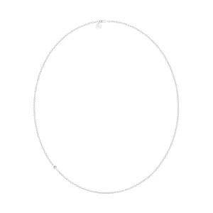 Fina Silver Necklace w. Zirconia