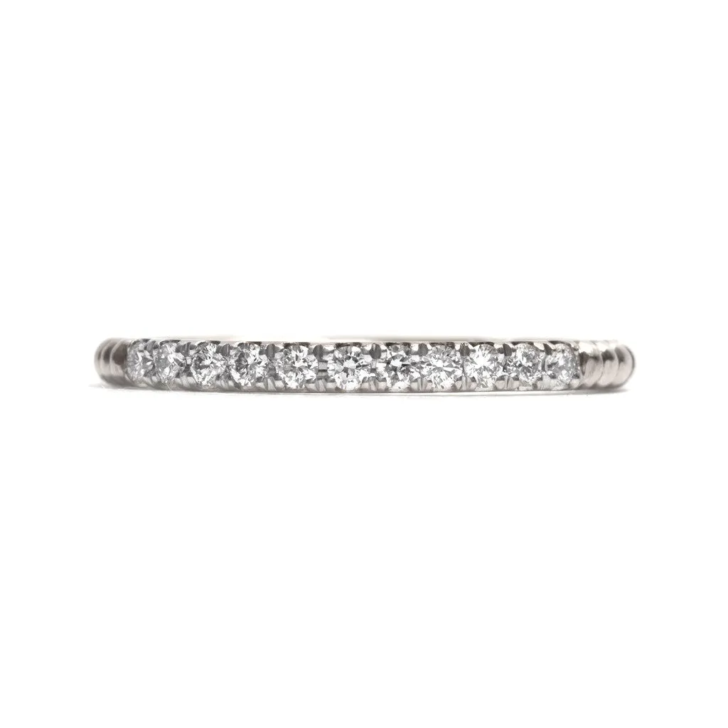 Flourish Diamond Wedding Ring Pieces of Eight