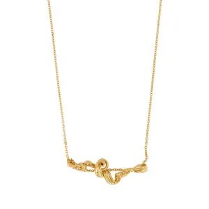 Fouettés Petite 24K Gold Plated Necklace