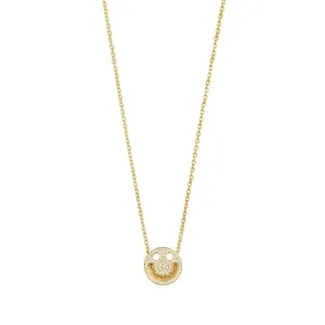FRIENDS Happy Diamond Chain 18K Gold Necklace w. Diamond