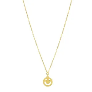 FRIENDS Happy Mini 18K Gold Plated or Silver Necklace