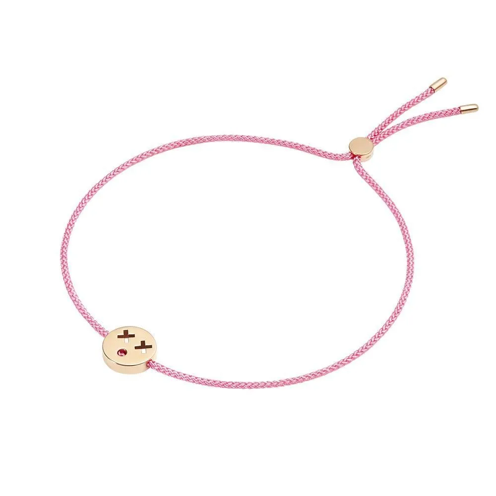 FRIENDS Quirky / Purple 18K Gold Plated Bracelet
