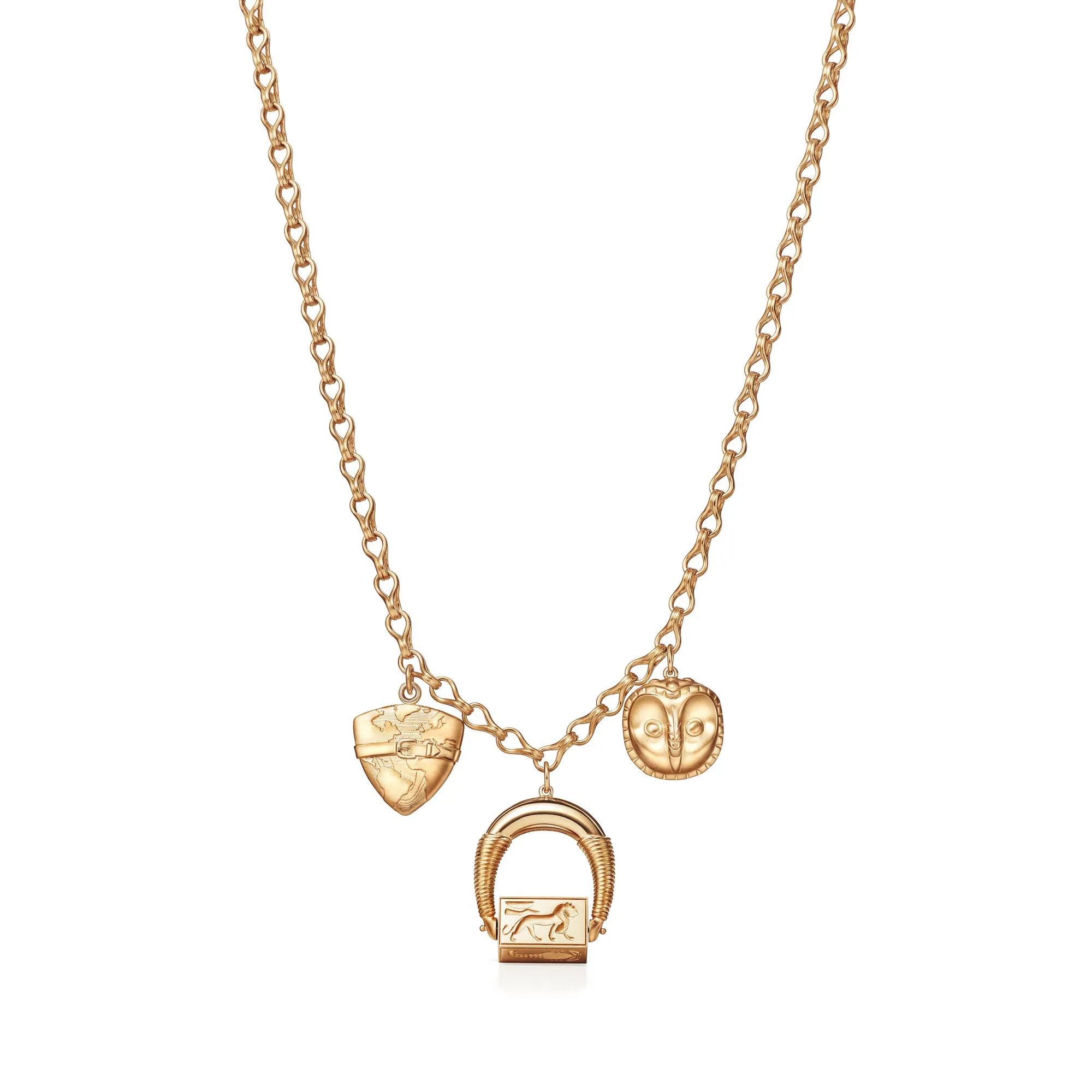 Futura Jewelry | Amulet 18K Gold Necklace
