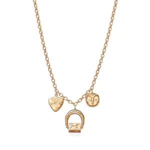 Futura Jewelry | Amulet 18K Gold Necklace