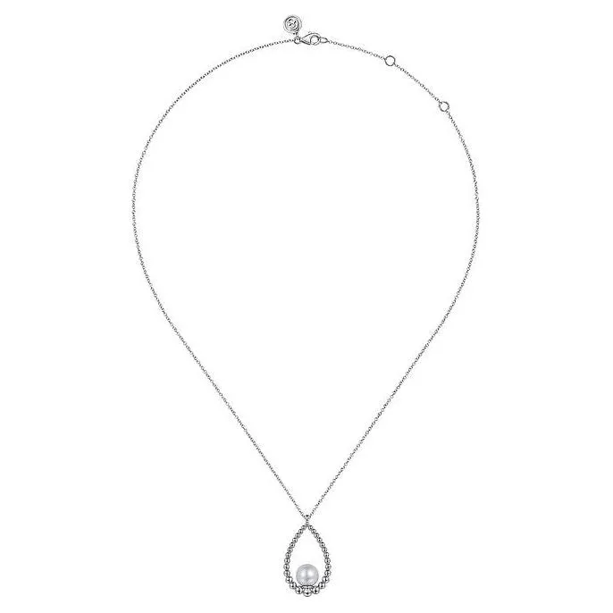 Gabriel Silver Bujukan Pearl Pendant Necklace