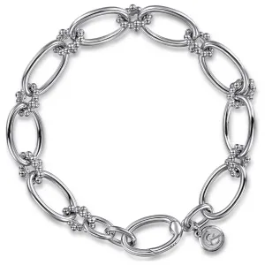 Gabriel Sterling Silver Bujukan Link Bracelect