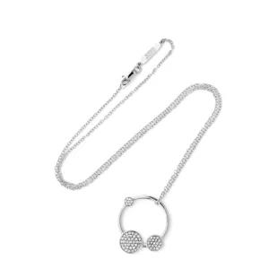 Galaxy 18K Whitegold Pendant w. Diamonds