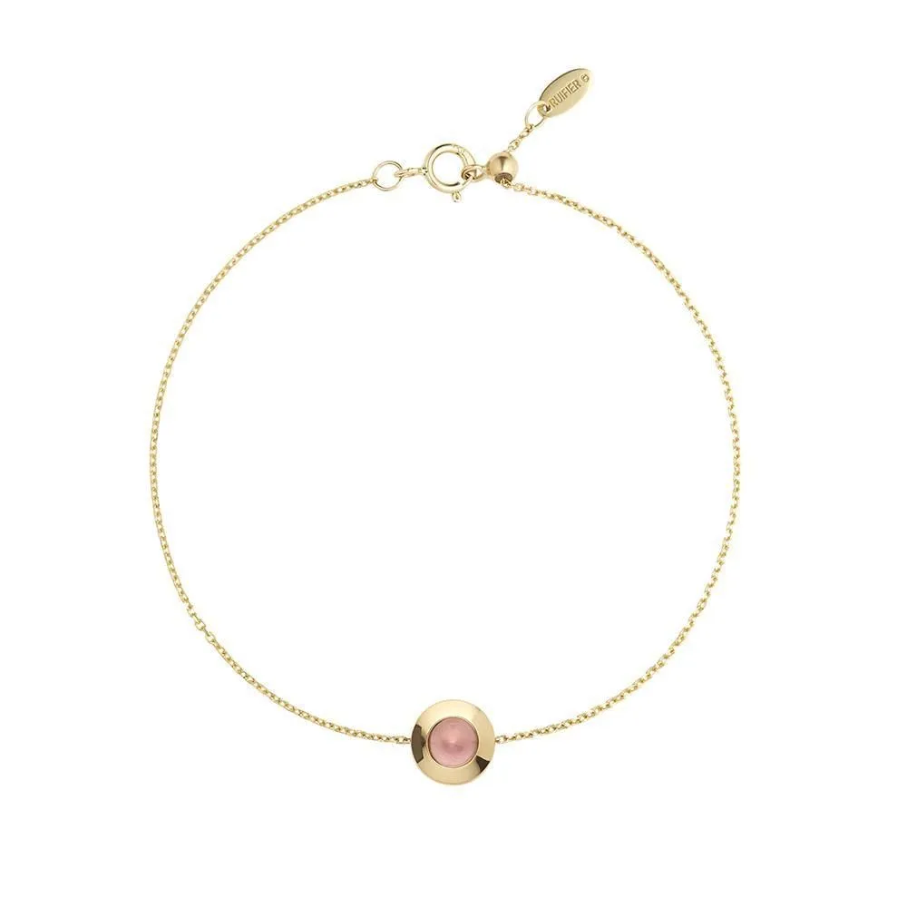 Gems of Cosmo 18K Gold Bracelet w. Rubellite
