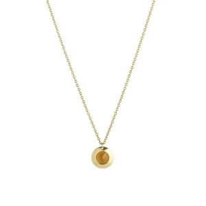 Gems of Cosmo 18K Gold Necklace w. Citrin