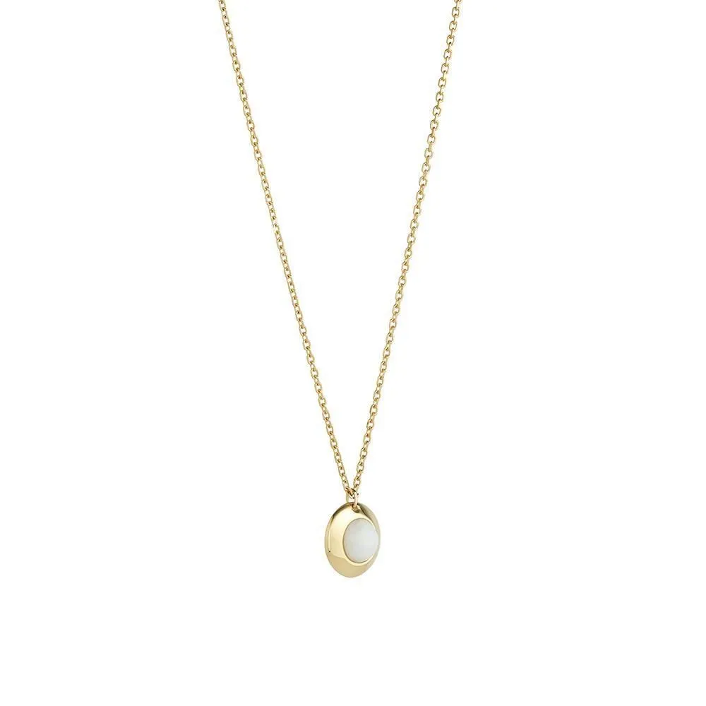 Gems of Cosmo 18K Gold Necklace w. Opal