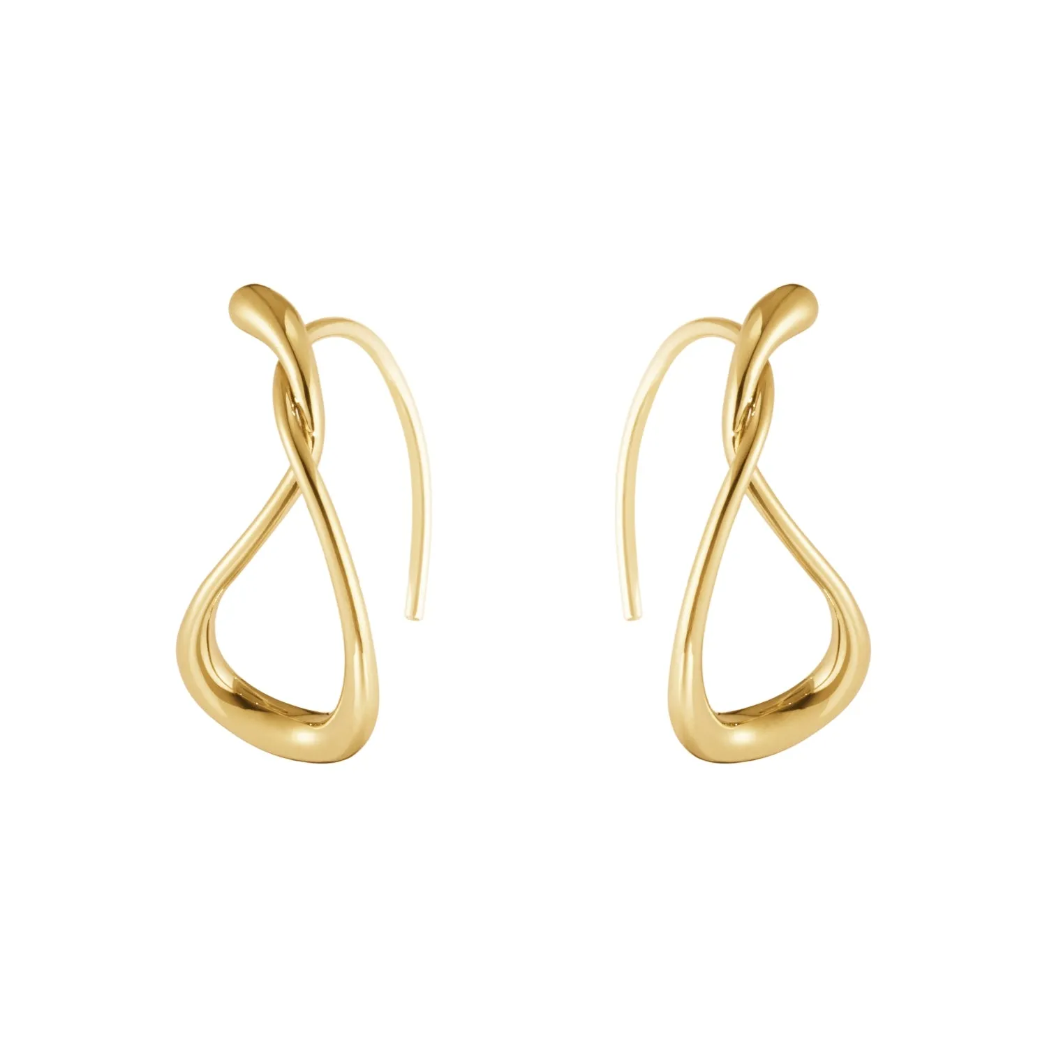 Georg Jensen Mercy 18ct Yellow Gold Small Hoop Earrings