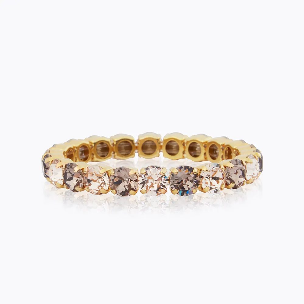 Gia Stud Bracelet / Greige   Silk Combo Caroline Svedbom
