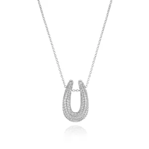 Goccia Parvus Silver Necklace w. Zirconia