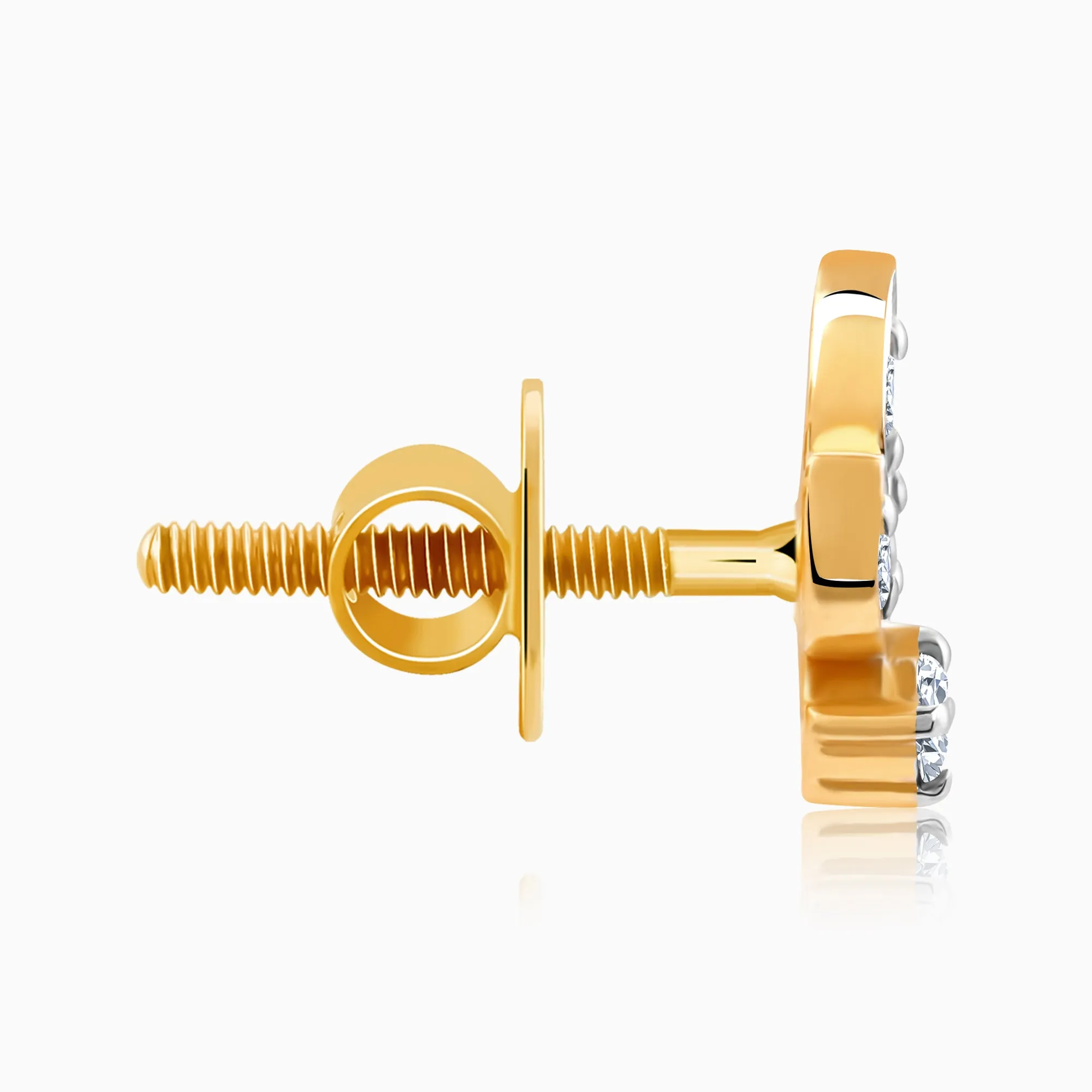 Gold Amber Radiance Diamond Studs Giva