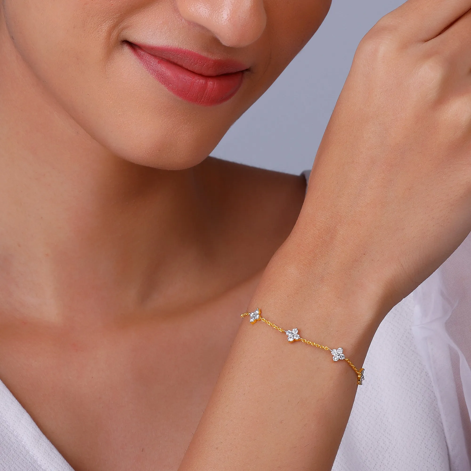 Gold Amorette Diamond Bracelet Giva