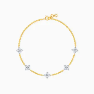 Gold Amorette Diamond Bracelet Giva