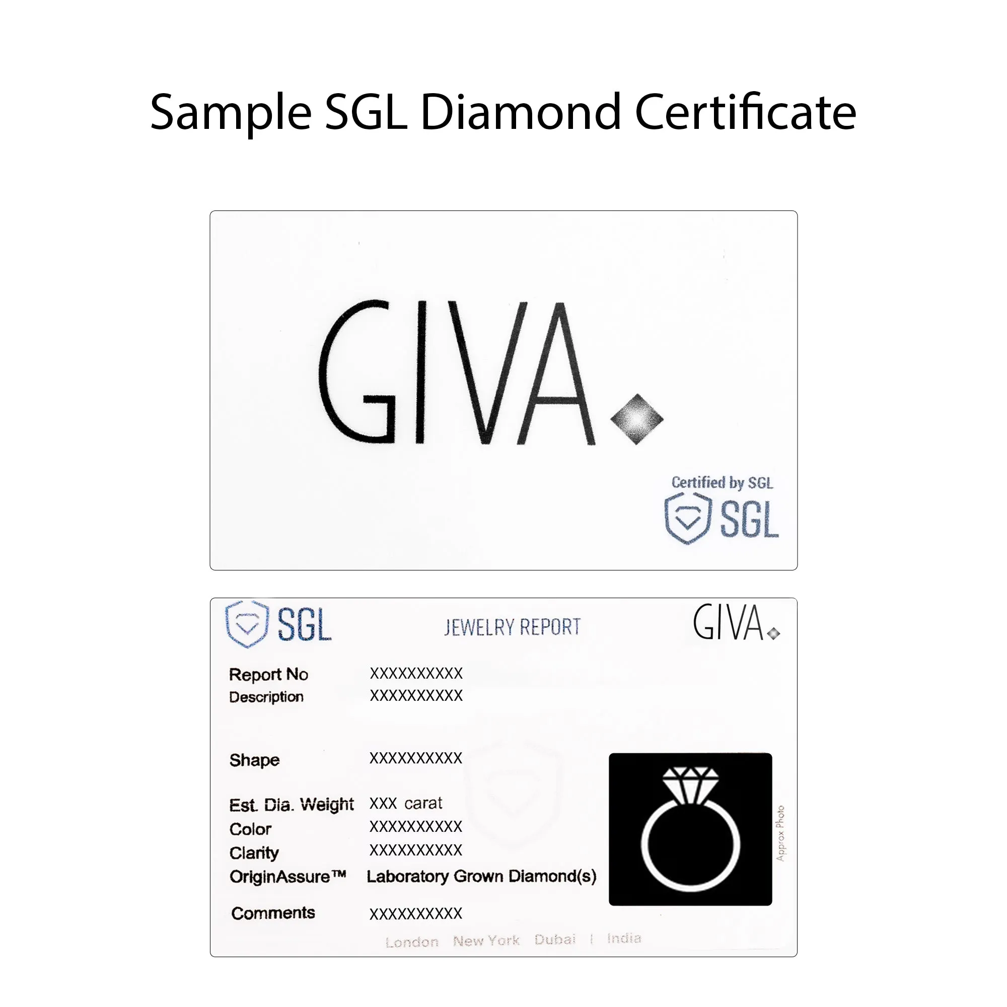 Gold Aureole Diamond Studs Giva