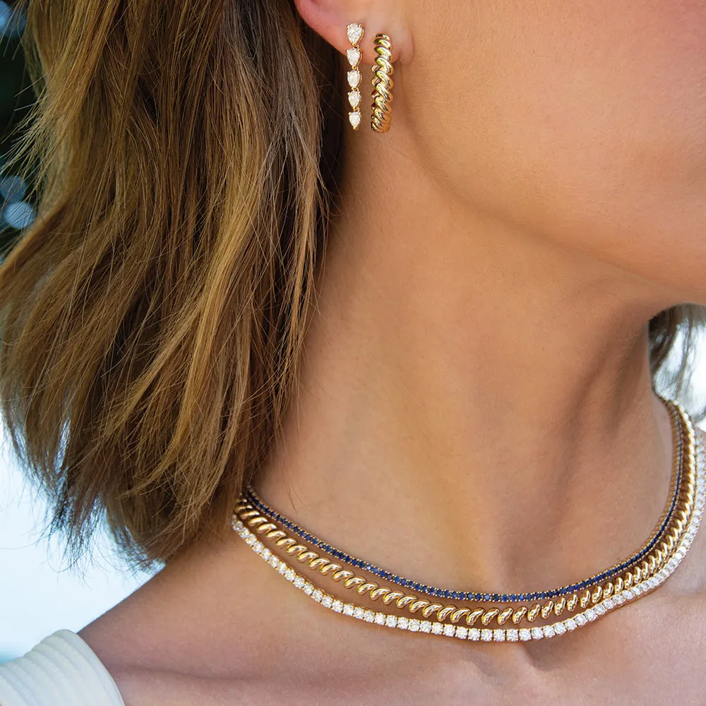GOLD COIL CHOKER Anita Ko