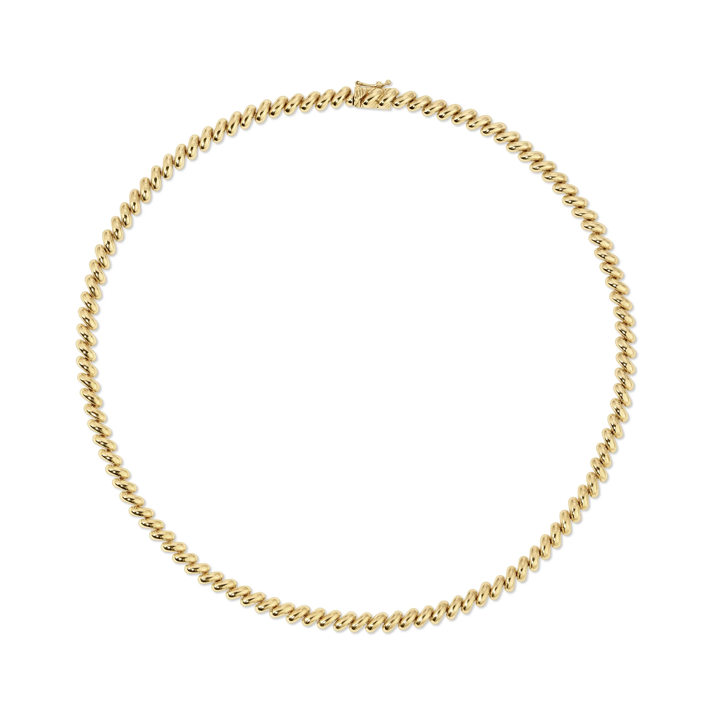 GOLD COIL CHOKER Anita Ko