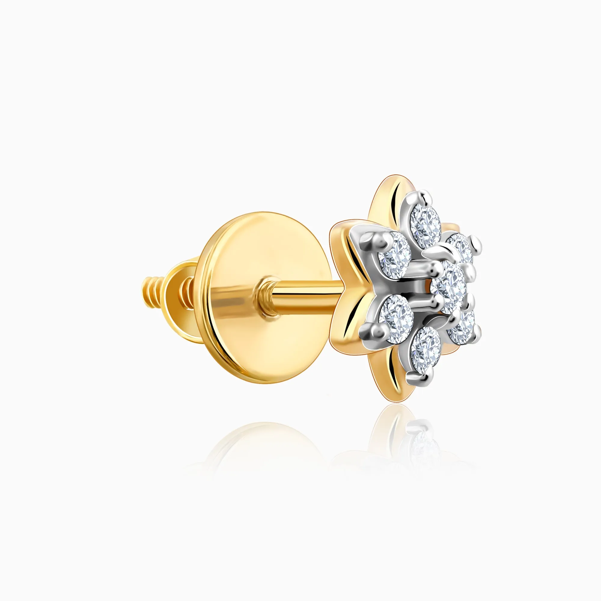 Gold Heavenly Celeste Diamond Studs Giva