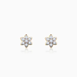 Gold Heavenly Celeste Diamond Studs Giva