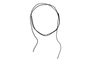 Gold Knot 14K Whitegold Cord Necklace