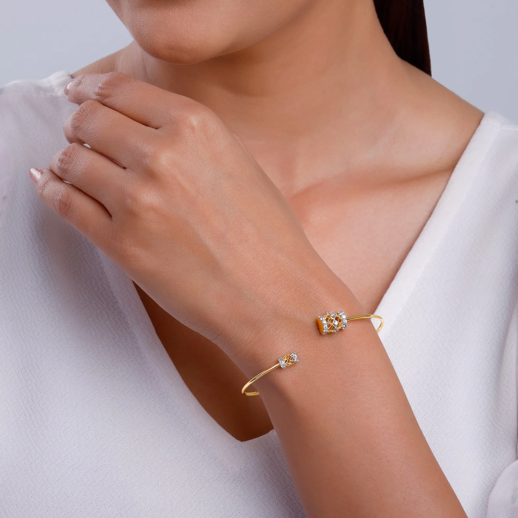 Gold Sway in Style Cuff Bracelet Giva