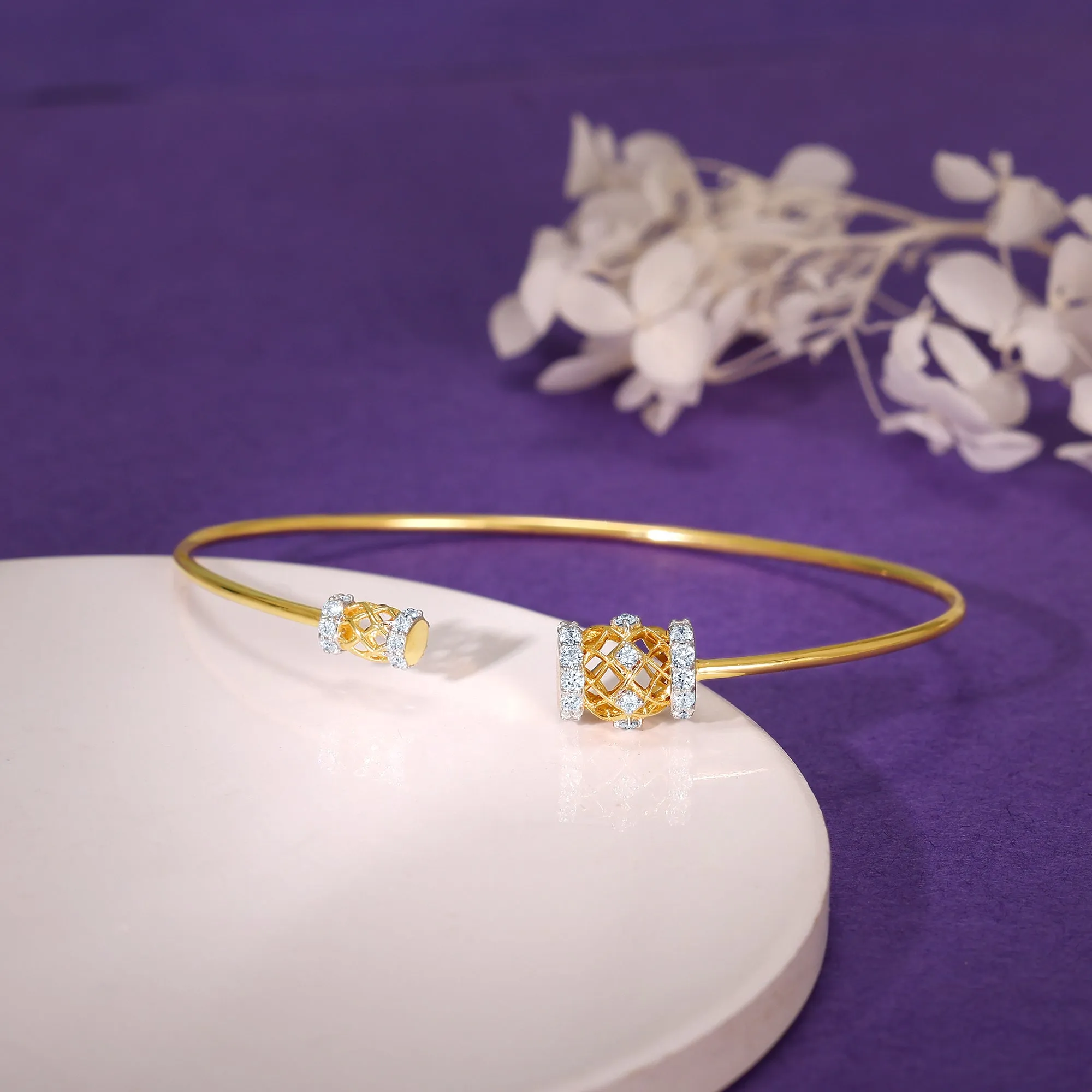 Gold Sway in Style Cuff Bracelet Giva