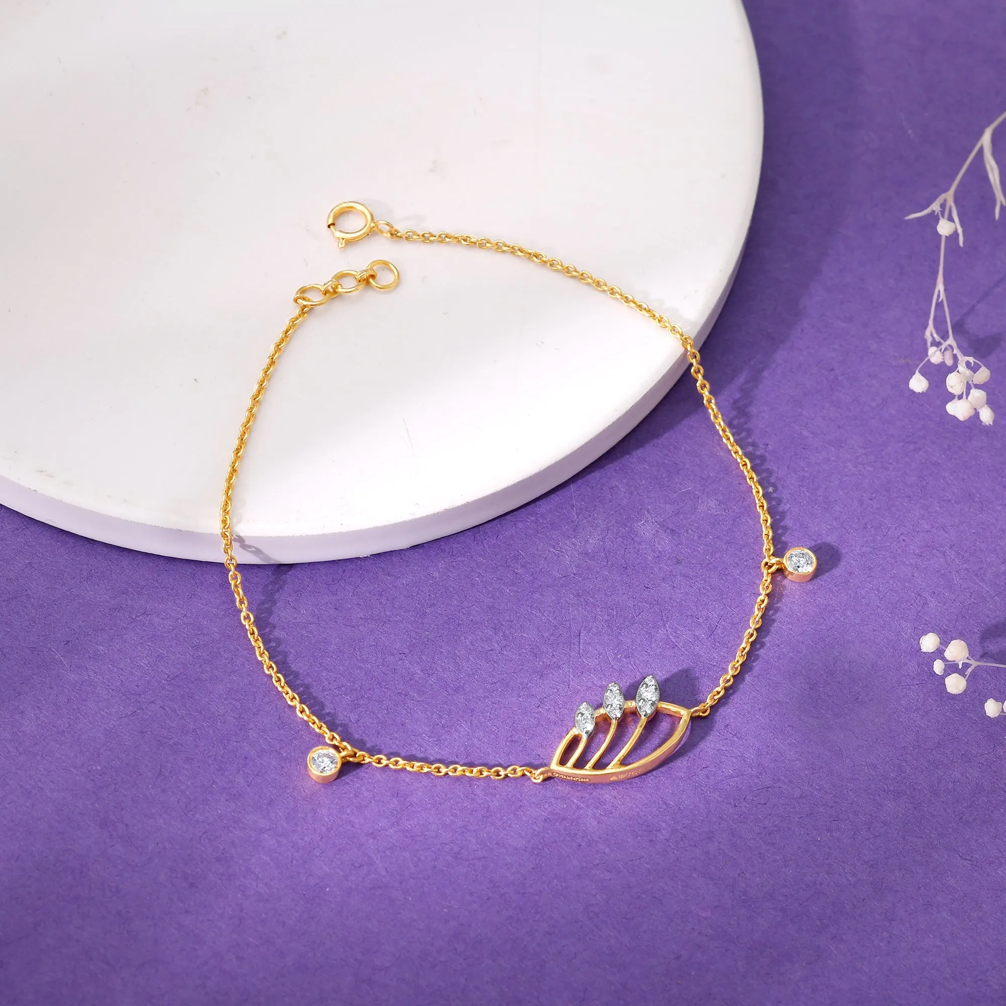 Gold Timora Diamond Bracelet Giva