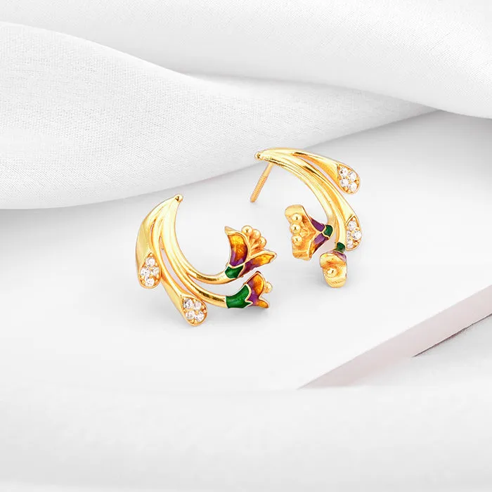 Golden Bell Mallow Bud Studs Giva