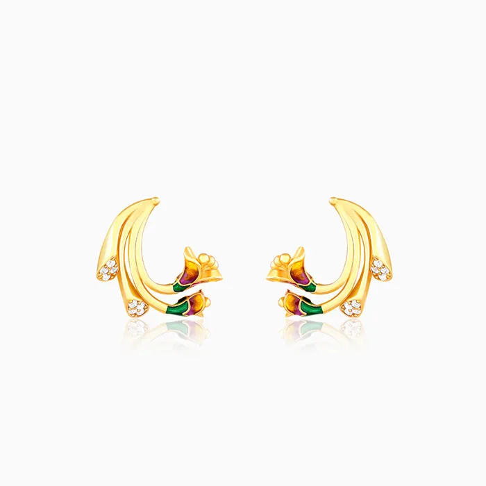 Golden Bell Mallow Bud Studs Giva
