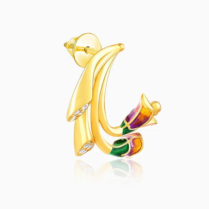 Golden Bell Mallow Bud Studs Giva