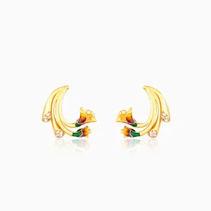 Golden Bell Mallow Bud Studs Giva