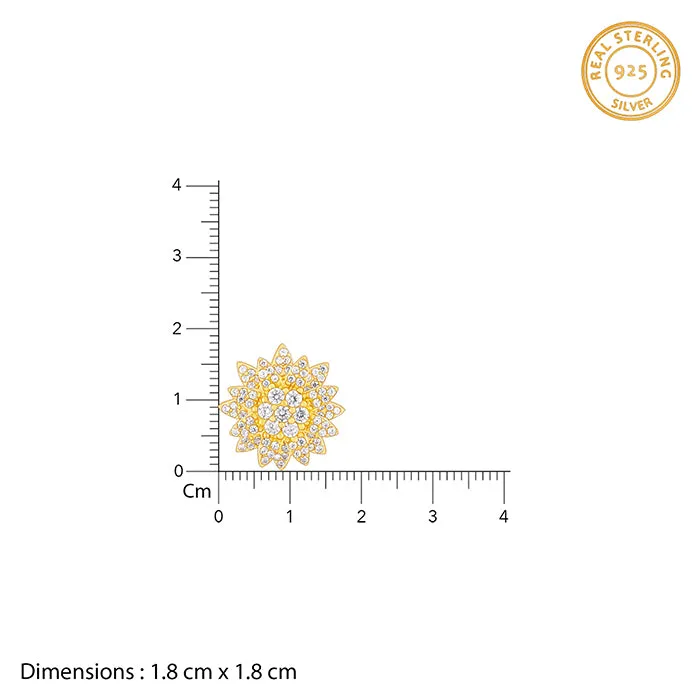 Golden Petals Studs Giva