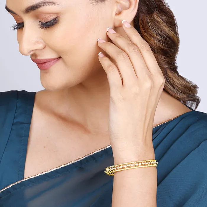 Golden Whispering Winds Bangle Giva