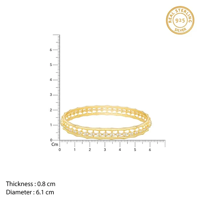 Golden Whispering Winds Bangle Giva