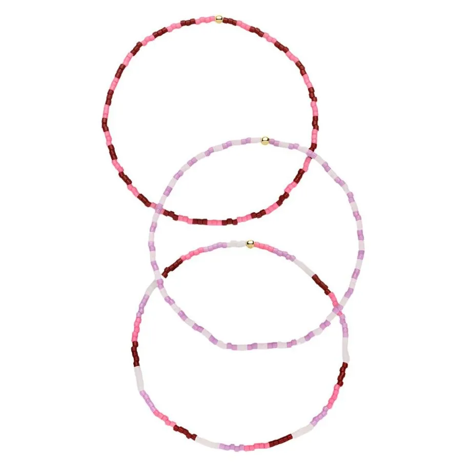 Gorjana Gigi Stripe Malibu Bracelet Set